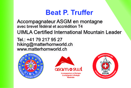 Carte de visite de Beat P. Truffer